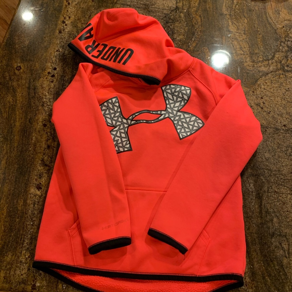 Under Armour Hoody pink with black trim